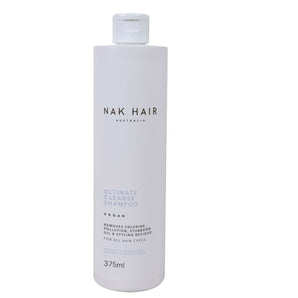 Nak Ultimate Cleanse Shampoo 375ml removes Chlorine pollution stubborn Oil Nak - On Line Hair Depot