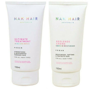 Nak Ultimate Treatment 150ml and Repl.ends 150ml Combo Nak - On Line Hair Depot