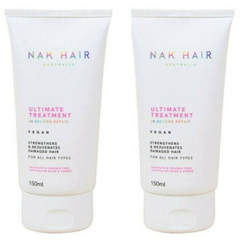 Nak Ultimate Treatment 60 seconds Repair 150ml x 2 - On Line Hair Depot