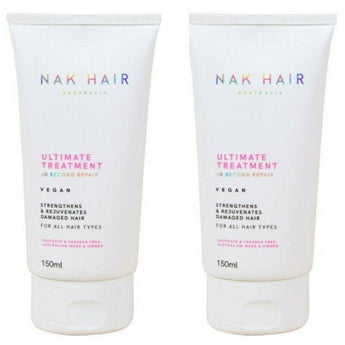 Nak Ultimate Treatment 60 seconds Repair 150ml x 2 Nak - On Line Hair Depot