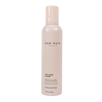 Nak Volume Foam Enhances styling and Volume Fullness 270ml - On Line Hair Depot