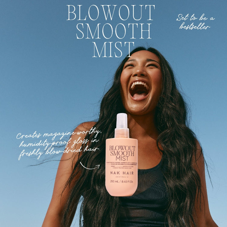 NAK Blowout Smooth Mist 250ml - On Line Hair Depot