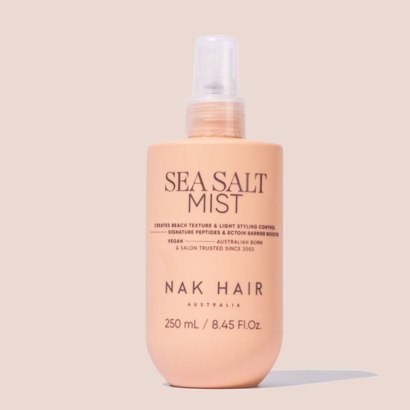 Nak Sea Salt mist Creates Beach Texture and Light Styling Control - On Line Hair Depot