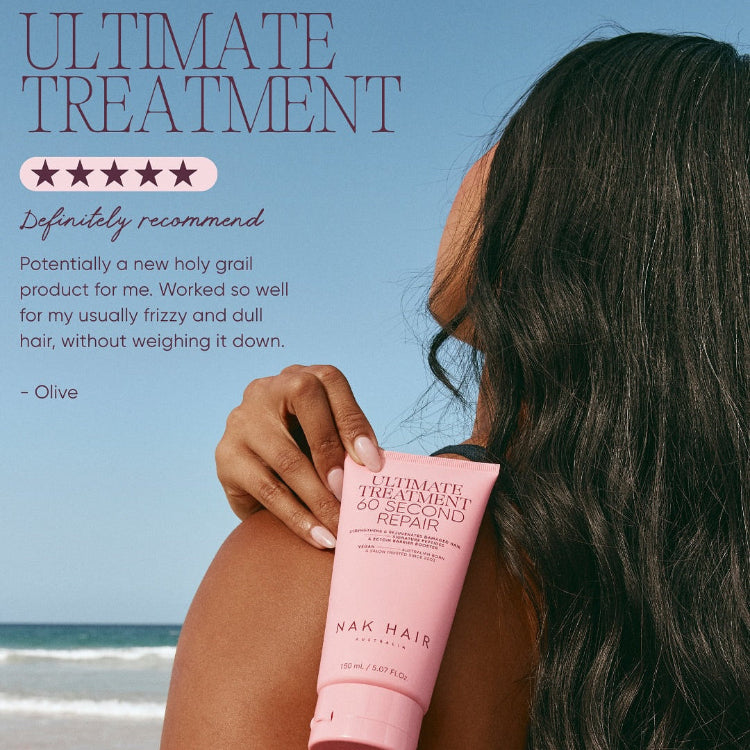 Nak Ultimate Treatment 60 Second Repair 150ml - On Line Hair Depot