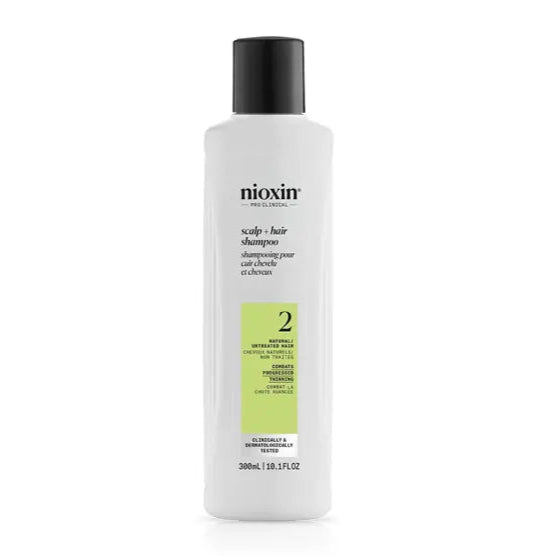 Nioxin System 2 Full Size Kit for Natural Hair with Progressed Thinning - On Line Hair Depot