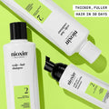 Nioxin System 2 Shampoo and Conditioner Duo 1000ml of Each for Natural Hair with Progressed Thinning - On Line Hair Depot
