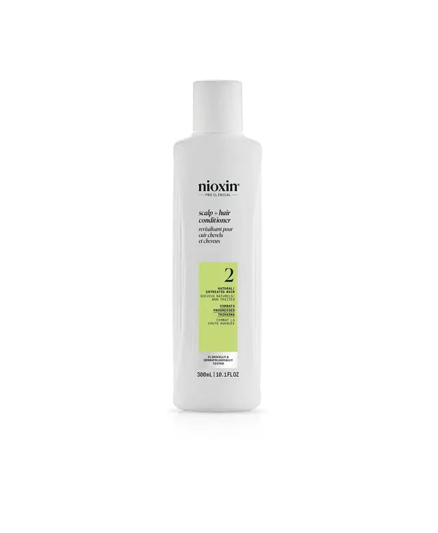 Nioxin System 2 Shampoo and Conditioner Duo 1000ml of Each for Natural Hair with Progressed Thinning - On Line Hair Depot