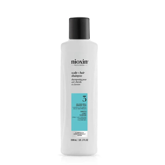 Nioxin System 3 Full Size Kit For Colored Treated Hair with Light Thinning - On Line Hair Depot