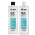 Nioxin System 3 Cleansing Shampoo & Revitalizing Conditioner Set - On Line Hair Depot