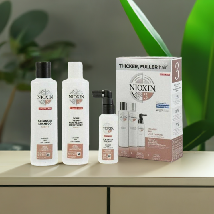 Nioxin System 3 Trial Kit for colored hair with light thinning - On Line Hair Depot