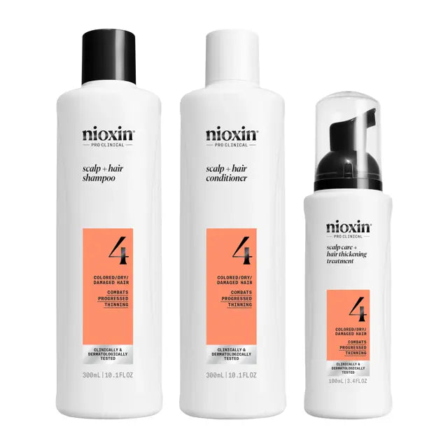 Nioxin System 4 Large Kit  for colored hair with progressed thinning - On Line Hair Depot
