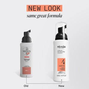 Nioxin System 4 Scalp & Hair Thickening Treatment for colored hair with progressed thinning - On Line Hair Depot