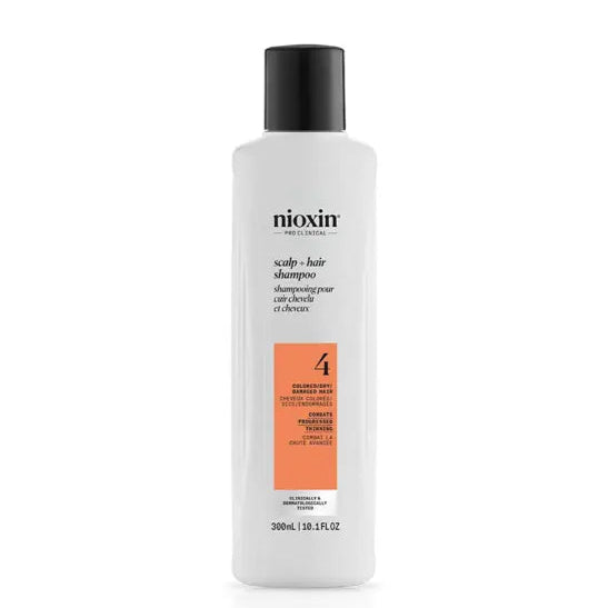Nioxin System 4 Shampoo for colored hair with progressed thinning - On Line Hair Depot