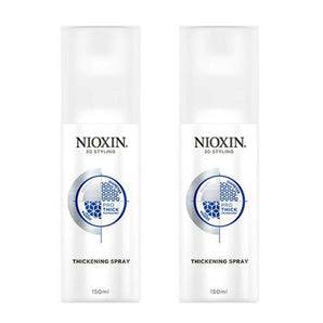 Nioxin Thickening Spray Duo a Volumizing Spray Provides body and lift for fuller styles 3D Styling - On Line Hair Depot