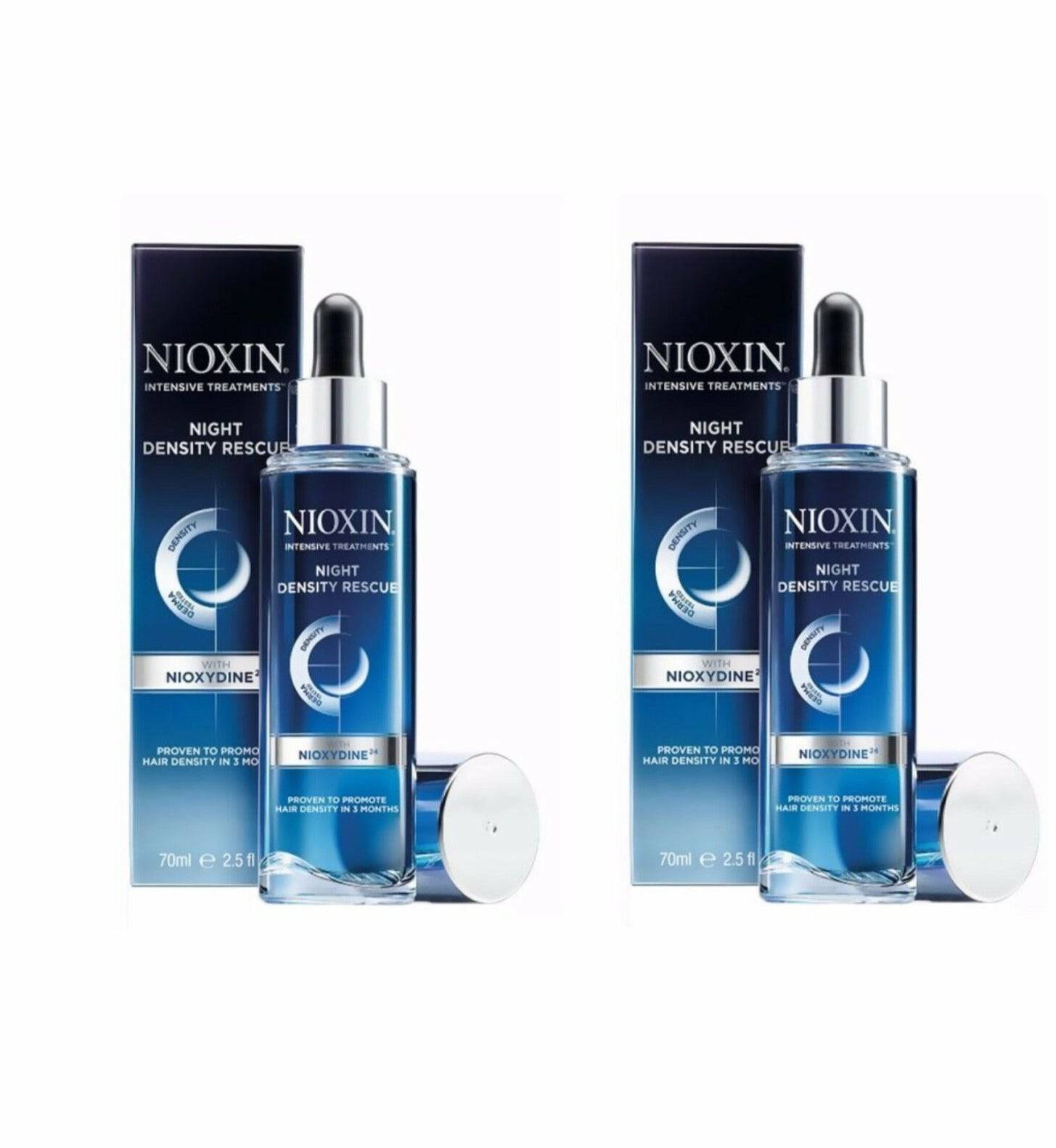 Nioxin Night Density Rescue Leave in Night Serum 70 ml X 2 Nioxin Professional - On Line Hair Depot