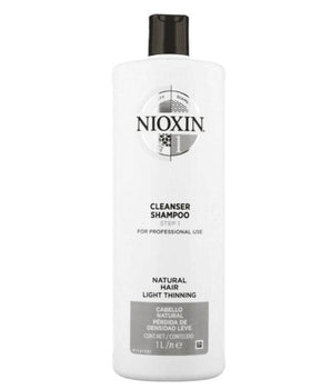 Nioxin Professional System 1 Cleanser Shampoo 1000ml Fine Hair Normal to Thin Looking Nioxin Professional - On Line Hair Depot