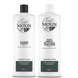 Nioxin Professional System 2 Cleanser Shampoo and Scalp Revitalizing Conditioner 1lt Duo Nioxin Professional - On Line Hair Depot