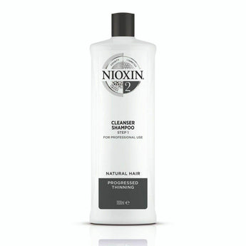 Nioxin System 2 1lt Duo for natural hair with progressed thinning - On Line Hair Depot