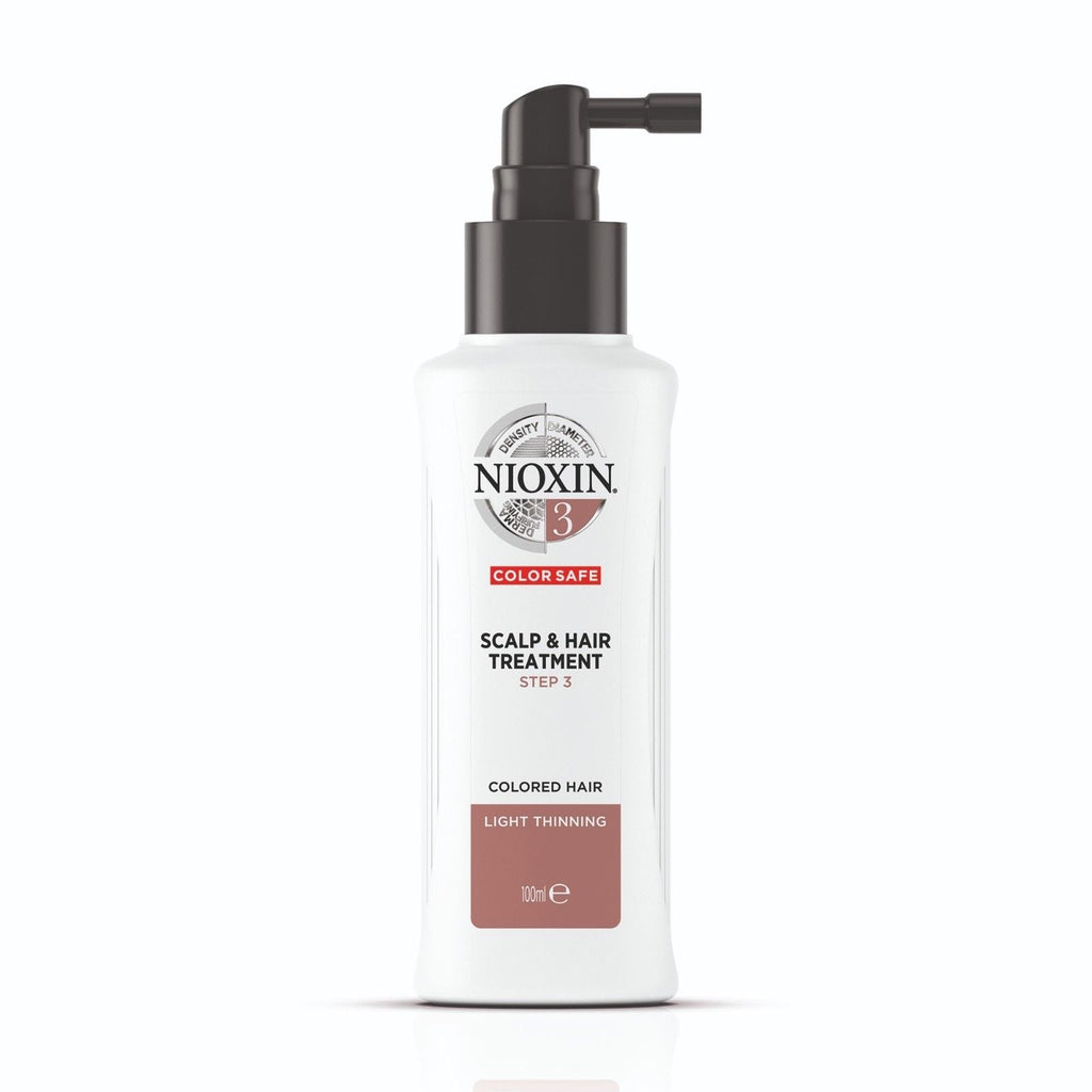 Nioxin System 3 Scalp & Hair Thickening Treatment 100ml for colored hair with light thinning - On Line Hair Depot