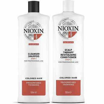 Nioxin System 4 1 Litre Duo for colored hair with progressed thinning - On Line Hair Depot