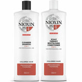 Nioxin System 4 1 Litre Duo for colored hair with progressed thinning - On Line Hair Depot