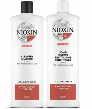 Nioxin Professional System 4 Cleanser & Scalp Revitaliser 1 Litre Duo Nioxin Professional - On Line Hair Depot