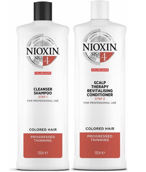 Nioxin Professional System 4 Cleanser Shampoo and Scalp Revitalizing Conditioner Nioxin Professional - On Line Hair Depot