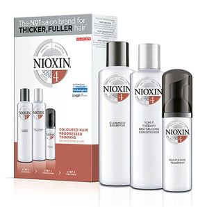 Nioxin System 4 Trial Kit  for colored hair with progressed thinning - On Line Hair Depot