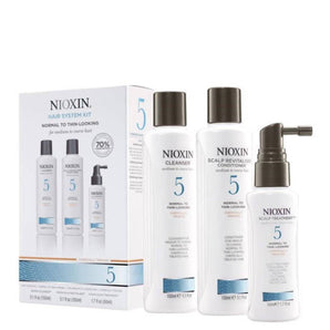 Nioxin System 5 Full Size Kit-Cleanser & Revit 300 ml & 100 ml Treatment - On Line Hair Depot