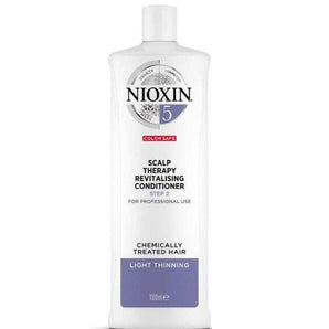 Nioxin System 5 Scalp Therapy Revitalizing Conditioner 1000ml chemically treated hair with Light thinning - On Line Hair Depot