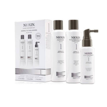 Nioxin System 1 Trial Kit for natural hair with light thinning - On Line Hair Depot