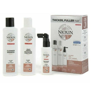 Nioxin System 3 Trial Kit for colored hair with light thinning - On Line Hair Depot