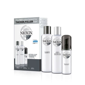 Nioxin System 2 Trial Kit for Natural Hair with Progressed Thinning - On Line Hair Depot