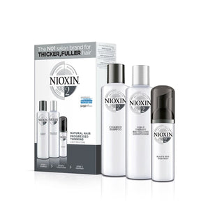 Nioxin System 2 Trial Kit for Natural Hair with Progressed Thinning Nioxin Professional - On Line Hair Depot