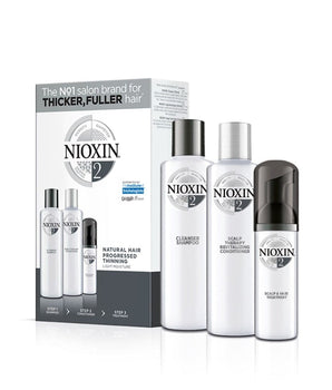 Nioxin System 2 Trial Kit for Natural Hair with Progressed Thinning Nioxin Professional - On Line Hair Depot