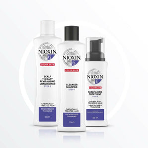 Nioxin System 6 Trio Pack Full Size Kit - Medium to coarse Hair Noticeably Thinning Nioxin Professional - On Line Hair Depot