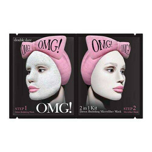 OMG! - Double Dare Detox Bubbling Mask 2 in 1 Kit Face Skin Care OMG - On Line Hair Depot
