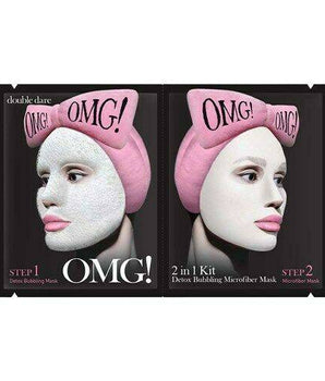 OMG! - Double Dare Detox Bubbling Mask 2 in 1 Kit Face Skin Care OMG - On Line Hair Depot