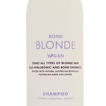 Juuce Bond Blonde Tones all Types of Blonde Hair Shampoo 300ml         . - On Line Hair Depot