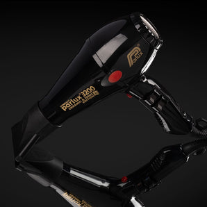 Parlux 3200 Ionic Ceramic Compact Hair Dryer Black 1900W
