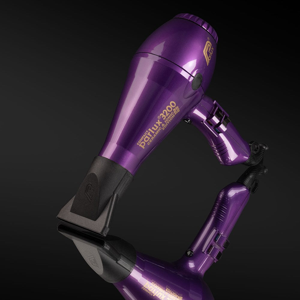 Parlux 3200 Ionic Ceramic Compact Hair Dryer Purple 1900W