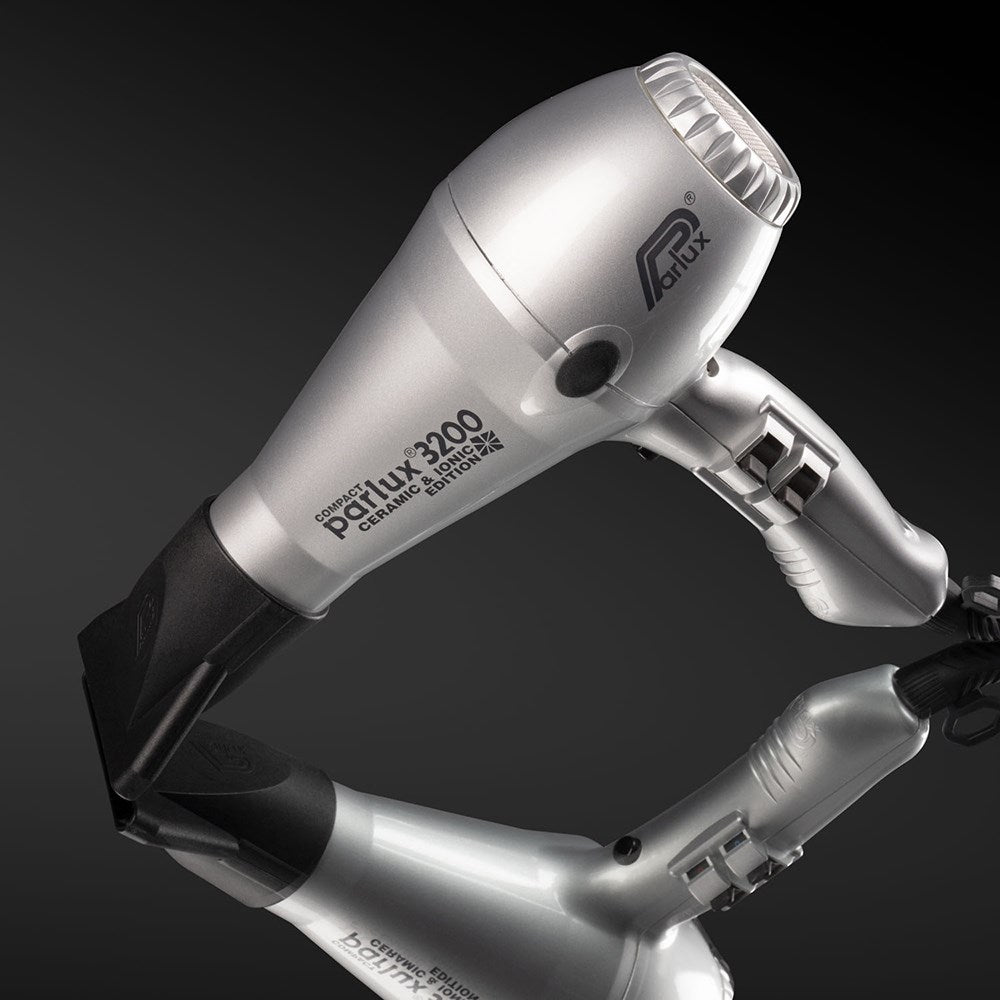 Parlux 3200 Ionic Ceramic Compact Hair Dryer Silver 1900W