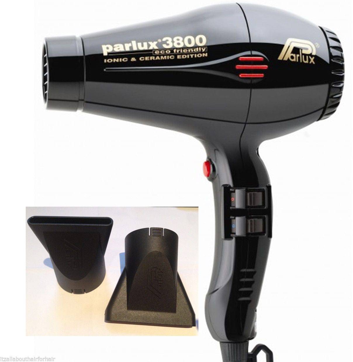 Parlux 3800 Ceramic & Ionic Hair Dryer 2100W - Black - On Line Hair Depot