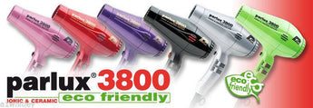 Parlux 3800 Ceramic & Ionic Hair Dryer 2100W - Purple Parlux - On Line Hair Depot