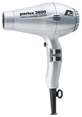 Parlux 3800 Ceramic & Ionic Hair Dryer 2100W - Silver Parlux - On Line Hair Depot