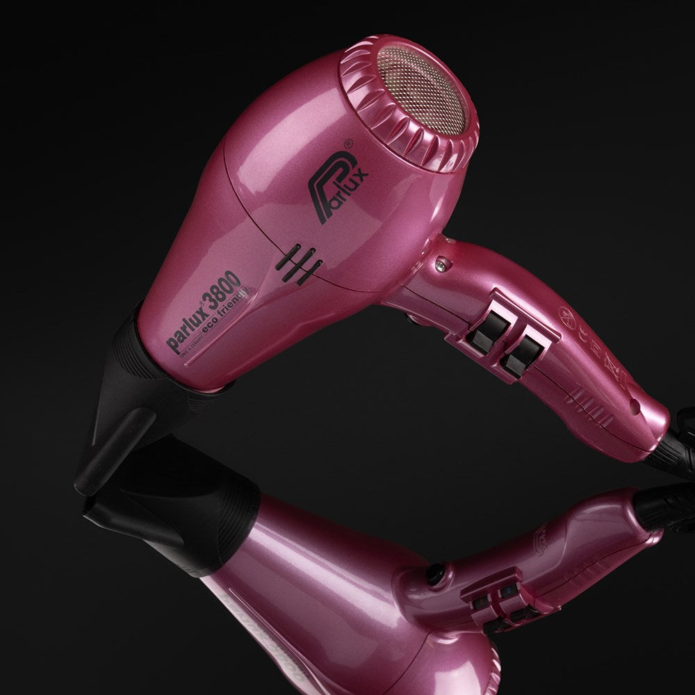 Parlux 3800 Eco Friendly Ionic and Ceramic Hair Dryer 2100W - Pink