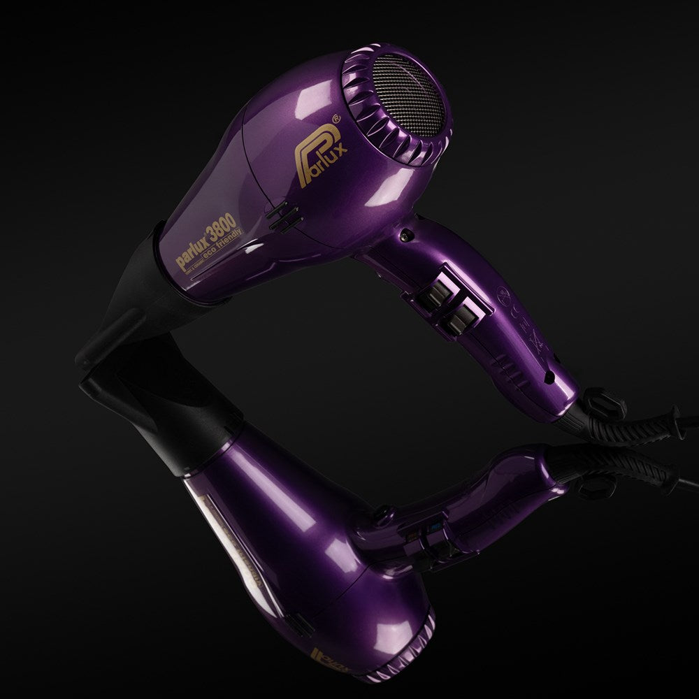 Parlux 3800 Eco Friendly Ionic and Ceramic Hair Dryer 2100W - Purple
