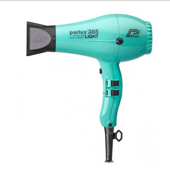 Parlux 385 Power Light Ceramic & Ionic Hair Dryer 2150W Aqua Blue Parlux - On Line Hair Depot