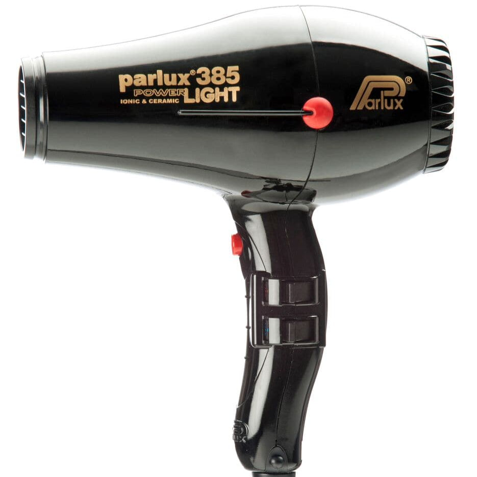 Parlux 385 Power Light Ceramic & Ionic Hair Dryer 2150W Black - On Line Hair Depot