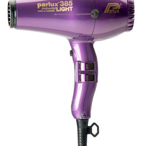 Parlux 385 Power Light Ceramic & Ionic Hair Dryer 2150W Violet Parlux - On Line Hair Depot